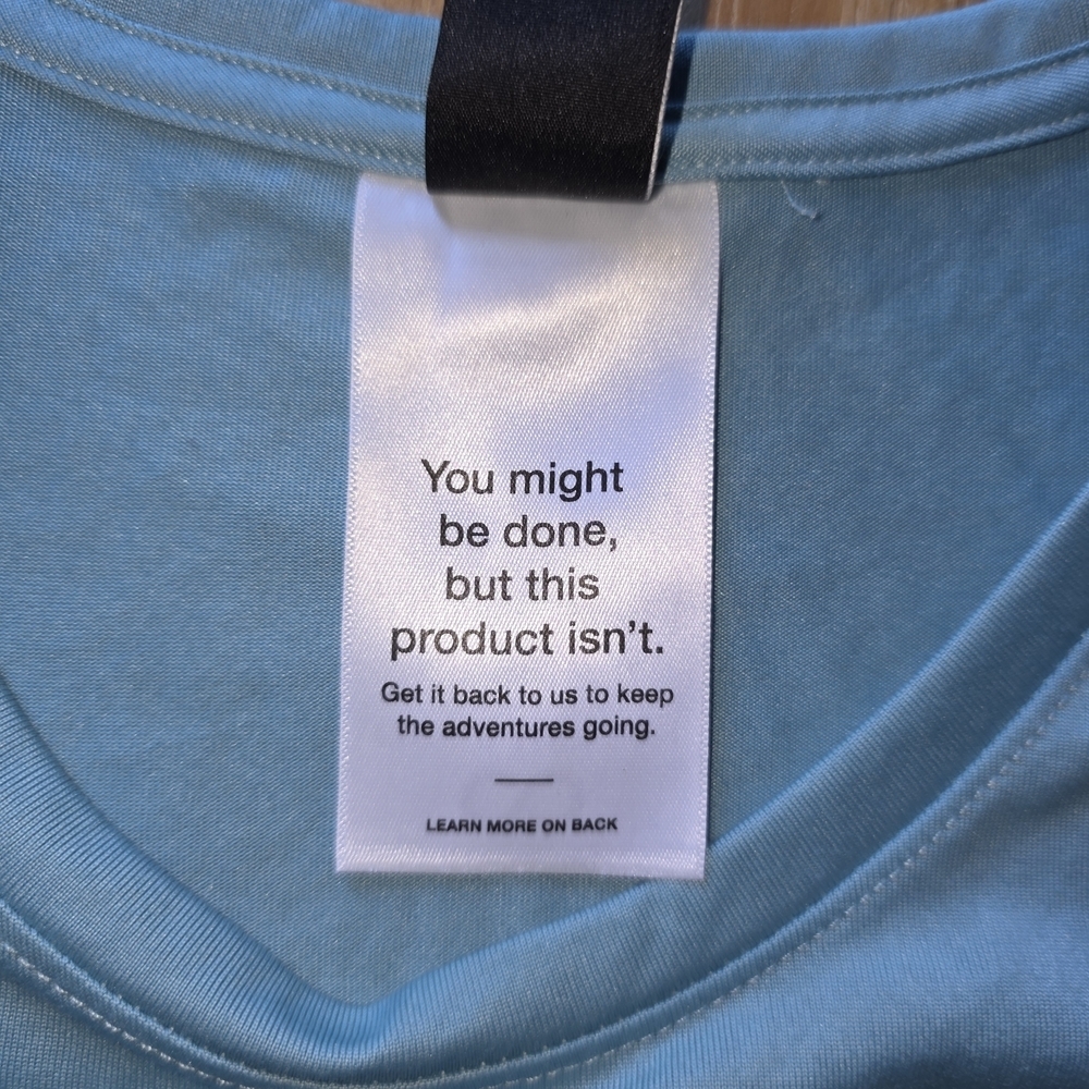 The North Face Mens Blue Sleeveless Shirt (TK58) - Picture 10 of 13